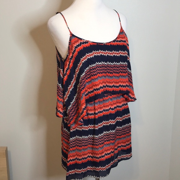 Parker Dresses & Skirts - Parker zig zag cut out silk dress Parker Dresses & Skirts - Parker zig zag cut out silk dress